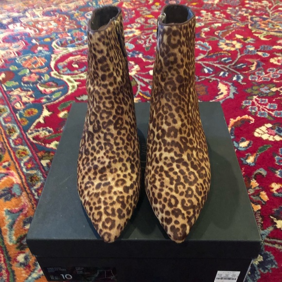 J. Crew Shoes - J Crew Haircalf Fiona Leopard Booties
